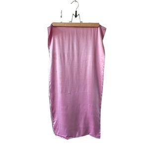 Vintage Rose Pink Silk Square Scarf